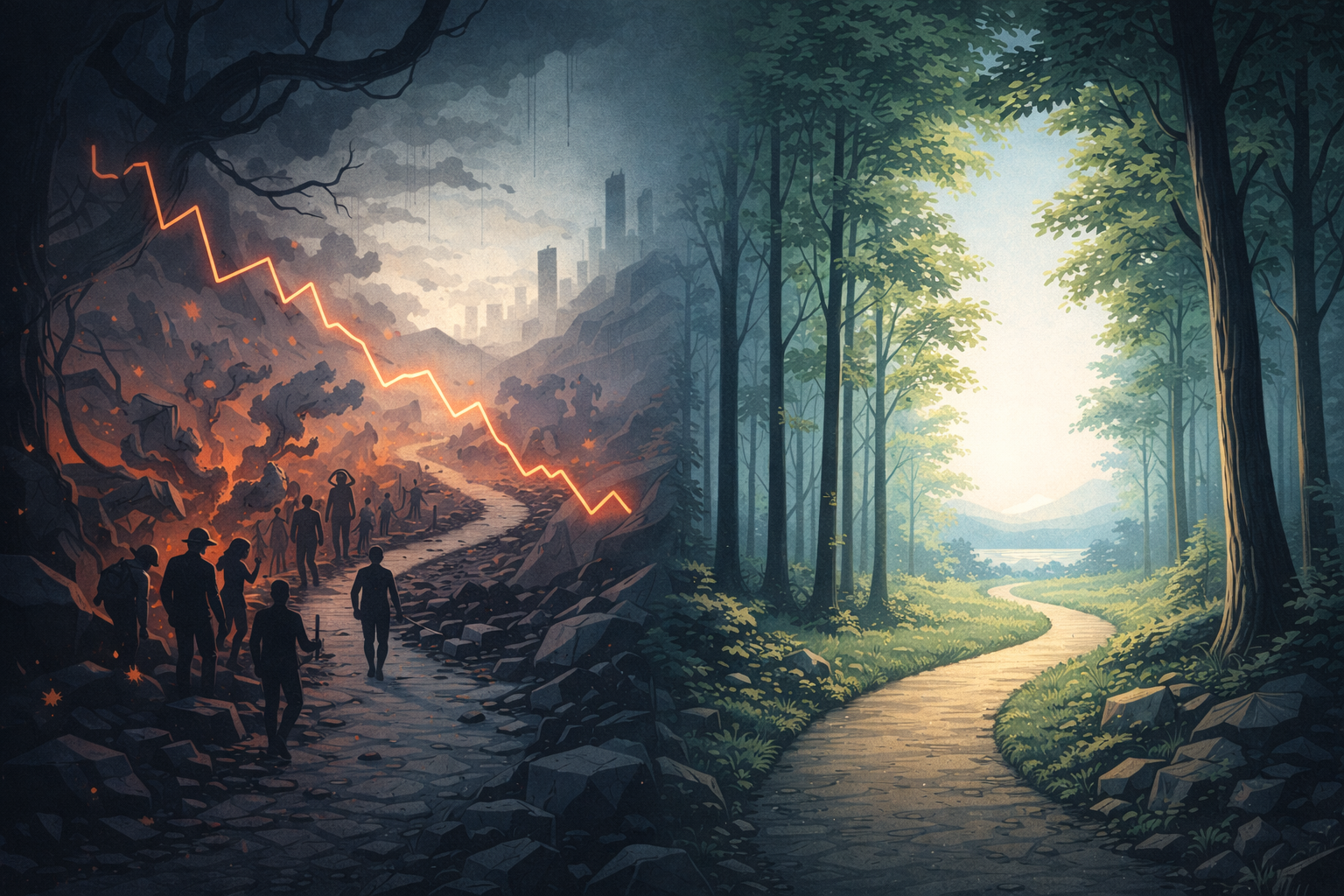 Every drawdown presents a choice